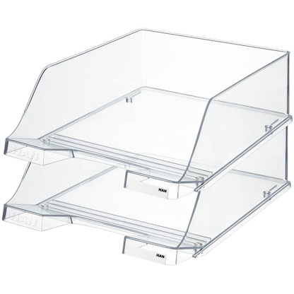 Artikelbild für HAN Briefablagen XXL transparent DIN A4, 2 St., Artikelnummer 688481