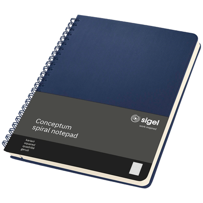 Artikelbild 2 für SIGEL Notizbuch Conceptum DIN A5 kariert, dunkelblau Hardcover 160 Seiten, 1 St., Artikelnummer 632309