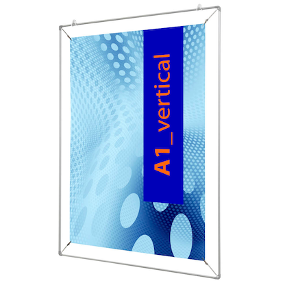 Artikelbild 3 für Showdown® Displays Spannrahmen silber 59,4 x 84,1 cm, 1 St., Artikelnummer 140707