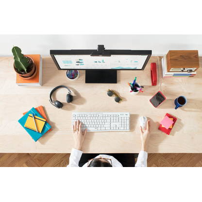 Artikelbild 6 für Logitech MK295 Tastatur-Maus-Set kabellos weiß, Artikelnummer 489553