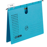 Artikelbild 1 für ELBA Hängehefter chic ULTIMATE Karton blau DIN A4 1x kaufmännische Heftung, 5 St., Artikelnummer 601609