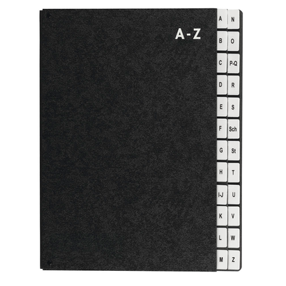 Artikelbild 10 für AKTION: PAGNA Pultordner A-Z schwarz, 2 St. + GRATIS PAGNA Ordnungsmappe Pur 7 Fächer braun, Artikelnummer 336881
