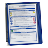 Artikelbild 1 für DURABLE Wand-Sichttafelsystem VARIO® WALL 555107 DIN A4 blau mit 5 St. Sichttafeln, 1 St., Artikelnummer 510628
