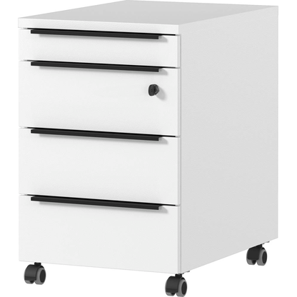 Artikelbild 5 für GERMANIA Mailand Rollcontainer weiß 4 Auszüge 42,0 x 60,0 x 63,0 cm, Artikelnummer 136099