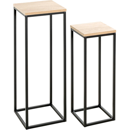 Artikelbild für HAKU Möbel Pflanzenständer-Set Watford Holz eiche, 1 Set, Artikelnummer 340228