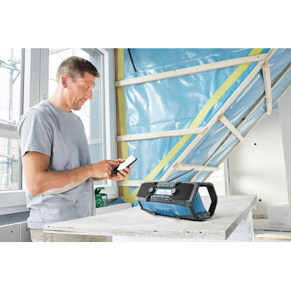 Artikelbild 6 für BOSCH Professional GPB 18V-2 SC Baustellenradio blau, schwarz, Artikelnummer 866891