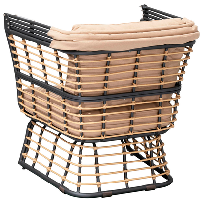 Artikelbild 6 für Garden Pleasure Loungesessel PAROS, schwarz Metall, Artikelnummer 544037