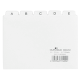 Artikelbild 1 für DURABLE Karteikartenregister A-Z weiß, Artikelnummer 258018