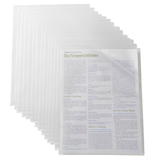 Artikelbild 1 für RAPESCO® Sichthüllen DIN A4 transparent genarbt 0,10 mm, 25 St., Artikelnummer 154912