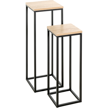 Artikelbild 5 für HAKU Möbel Pflanzenständer-Set Watford Holz eiche, 1 Set, Artikelnummer 340228