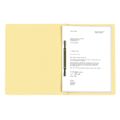 Artikelbild 2 für bene Schnellhefter Karton gelb DIN A4, 25 St., Artikelnummer 600544