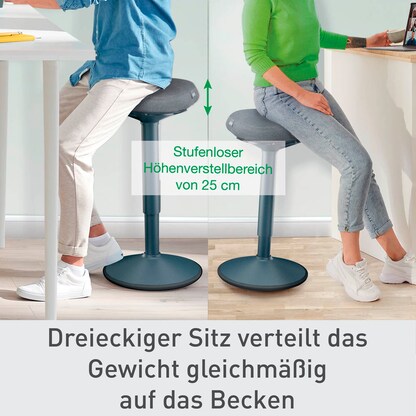 Artikelbild 6 für LEITZ Stehhilfe Ergo Active 65450089 dunkelgrau, 1 St., Artikelnummer 401616