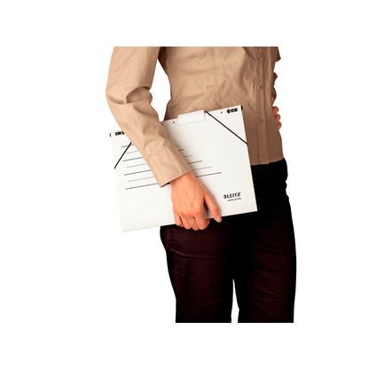 Artikelbild 2 für LEITZ Hängehefter ALPHA Active 1924 Karton weiß DIN A4 1x kaufmännische Heftung, 5 St., Artikelnummer 333486