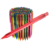 Artikelbild 1 für Schneider Kugelschreiber Fave farbsortiert, Schreibfarbe: blau, 50 St., Artikelnummer 165888