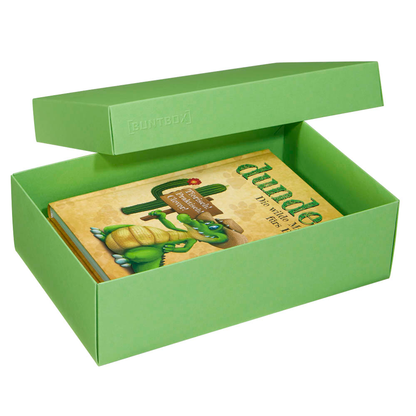 Artikelbild für BUNTBOX L Geschenkboxen 3,6 l grün 26,6 x 17,2 x 7,8 cm, 2 St., Artikelnummer 303671