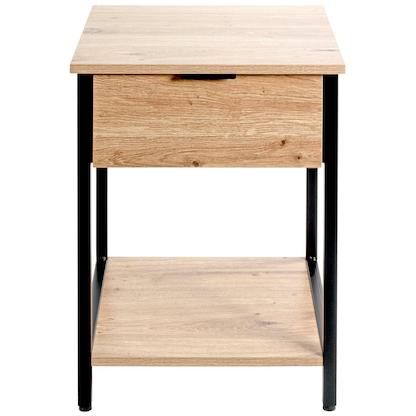 Artikelbild 7 für HAKU Möbel Beistelltisch quadratisch Spanplatte bergen-eiche 40,0 x 40,0 x 55,0 cm, 1 St., Artikelnummer 142389