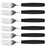 Artikelbild 1 für VICTORINOX Gabeln Tafelgabeln schwarz, silber glänzend, 6 St., Artikelnummer 623769