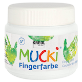 Artikelbild 1 für KREUL MUCKI Fingerfarbe weiß 150,0 ml, 1 St., Artikelnummer 512224