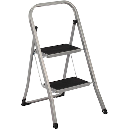 Artikelbild für Klapptritt silber 2 Stufen, H: 81,0 cm, Artikelnummer 745032