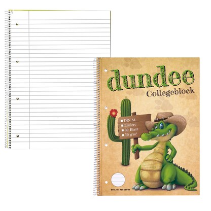 Artikelbild für dundee Collegeblöcke liniert DIN A4 Innenrand, 5 Blöcke, Artikelnummer 437087
