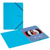 Artikelbild 1 für VON LEITZ Eckspanner DIN A4 hellblau, 1 St., Artikelnummer 669867