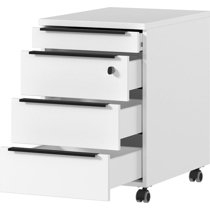 Artikelbild für GERMANIA Mailand Rollcontainer weiß 4 Auszüge 42,0 x 60,0 x 63,0 cm, Artikelnummer 136099