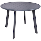 Artikelbild 1 für Garden Pleasure Gartentisch COSTA anthrazit rund 101,5 x 101,5 x 72,0 cm, Artikelnummer 544538