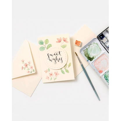 Artikelbild 3 für folia Faltkarten mit Briefumschlägen 150501 perlweiß DIN A6, 5 St., Artikelnummer 690527