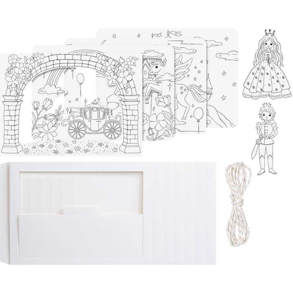 Artikelbild 3 für HEYDA Bastelset Karton-Theater Princess mehrfarbig, Artikelnummer 779427