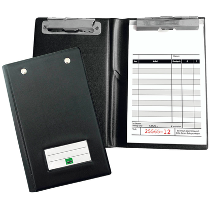 Artikelbild für SIGEL Klemmbrettmappe KC626 DIN A6 schwarz Kunststoff, 1 St., Artikelnummer 894493