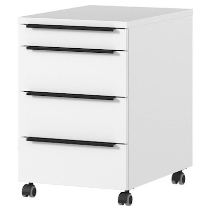 Artikelbild 5 für GERMANIA Mailand Rollcontainer weiß 4 Auszüge 42,0 x 60,0 x 63,0 cm, Artikelnummer 136428