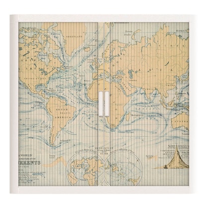 Artikelbild 3 für PAPERFLOW easyOffice Vintage Rollladenschrank 62488 2 Fachböden 110,0 x 41,5 x 104,0 cm, Artikelnummer 209589