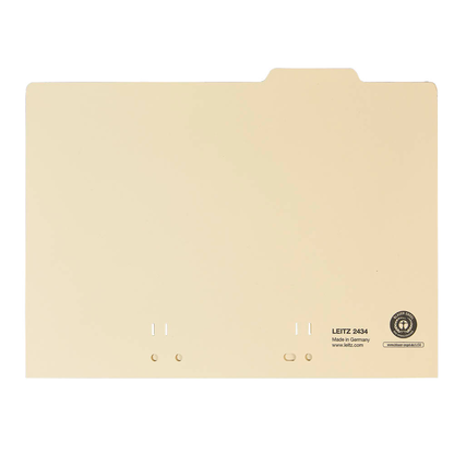 Artikelbild 5 für LEITZ Einstellmappen 2434 DIN A4 chamois, 100 St., Artikelnummer 650782