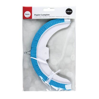 Artikelbild 2 für Rayher Lampion azurblau Ø 22,0 cm, 1 St., Artikelnummer 975300