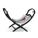 Artikelbild 1 für relaxdays Kaminholzkorb 40,0 l schwarz 43,5 x 32,0 x 32,0 cm, 1 St., Artikelnummer 555678