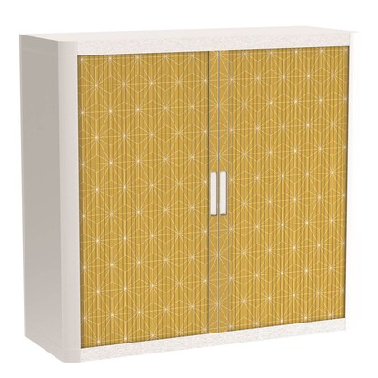 Artikelbild für PAPERFLOW easyOffice Vintage Rollladenschrank 60772 2 Fachböden 110,0 x 41,5 x 104,0 cm, Artikelnummer 210417