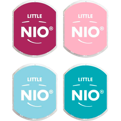 Artikelbild 2 für COLOP Stempelkissen Little Nio Pastell fresh mint, calm blue, soft pink, cozy red 4x 1,7 x 1,7 cm, 4 St., Artikelnummer 619969