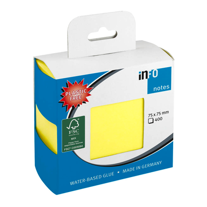 Artikelbild 2 für inFO Box Haftnotizen gelb, 1 St., Artikelnummer 213771