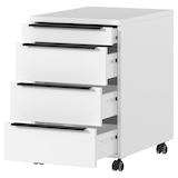 Artikelbild 1 für GERMANIA Mailand Rollcontainer weiß 4 Auszüge 42,0 x 60,0 x 63,0 cm, Artikelnummer 136428