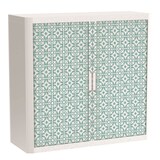 Artikelbild 1 für PAPERFLOW easyOffice Vintage Rollladenschrank 60836 2 Fachböden 110,0 x 41,5 x 104,0 cm, Artikelnummer 210108