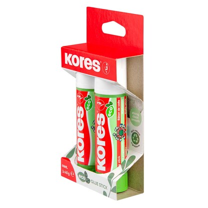 Artikelbild 6 für Kores® Eco Klebestift 40,0 g, 2 St., Artikelnummer 766141