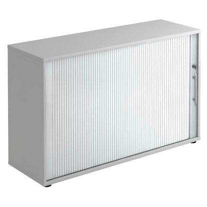 Artikelbild für HAMMERBACHER Rollladenschrank lichtgrau, silber 1 Fachboden 120,0 x 40,0 x 74,8 cm, Artikelnummer 359897