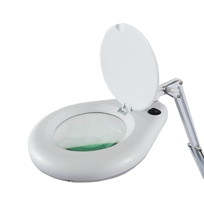 Artikelbild 2 für unilux ZOOM LED Lupenleuchte weiß 7,7 W mit Tischklemme, Artikelnummer 509769