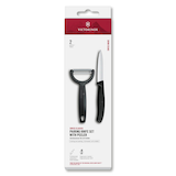 Artikelbild 1 für VICTORINOX Küchenmesser + Sparschäler Swiss Classic silber, schwarz, 1 Set, Artikelnummer 637118