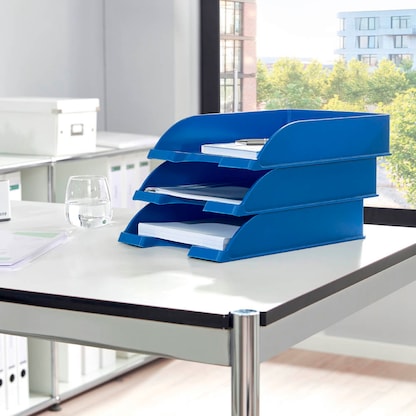 Artikelbild 4 für LEITZ Briefablage Plus blau DIN A4, 1 St., Artikelnummer 121384