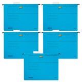 Artikelbild 1 für LEITZ Hängehefter ALPHA® 1984 Karton blau DIN A4 1x kaufmännische Heftung, 5 St., Artikelnummer 322127