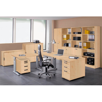 Artikelbild 4 für HAMMERBACHER Regalschrank Haziender, V6770/3/3/SG ahorn 80,0 x 42,0 x 200,4 cm, 1 St., Artikelnummer 630552