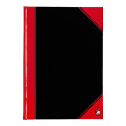 Artikelbild 5 für Bantex Notizbuch Chinakladde DIN A4 kariert, schwarz/rot Hardcover 192 Seiten, 1 St., Artikelnummer 429314