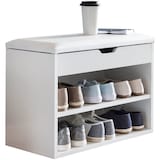 Artikelbild 1 für WOHNLING Schuhschrank, WL5.261 weiß 1 Fachboden 60,0 x 30,0 x 40,0 cm, Artikelnummer 906384