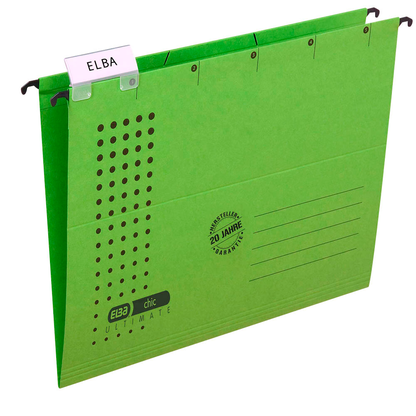 Artikelbild für ELBA Hängemappen chic ULTIMATE grün, 5 St., Artikelnummer 602094